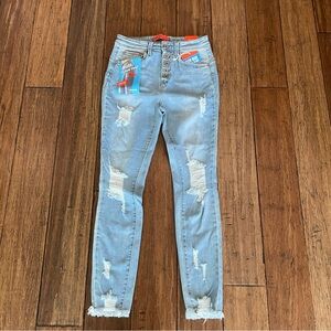 Wax Jeans, Skinny Denim High Rise Stretch Push Up